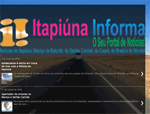 Tablet Screenshot of itapiunainforma.com.br